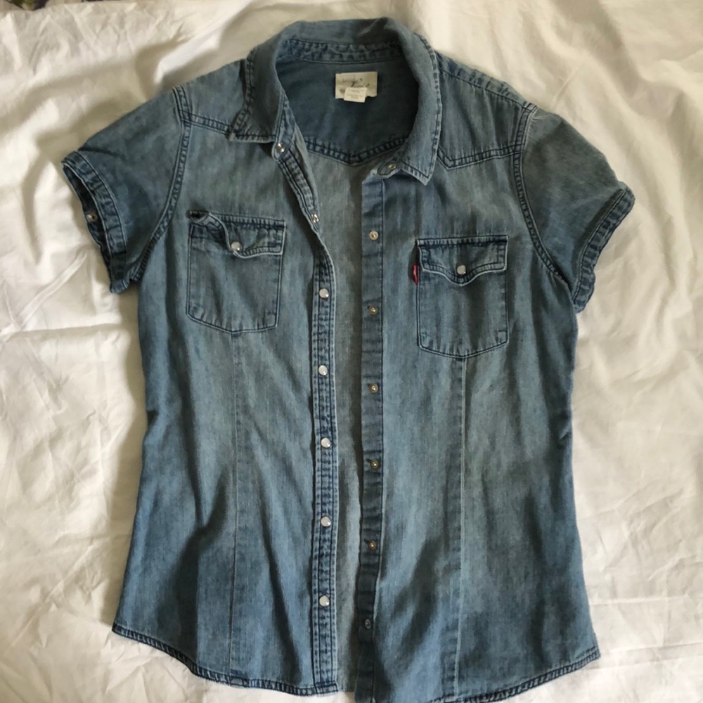 Fitted Levi’s Denim Shirt Sz M